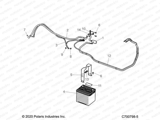 ELECTRICAL | ELECTRICAL, BATTERY - G22G4E99NP (C700798-5)