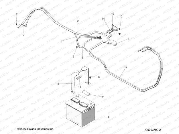 ELECTRICAL | ELECTRICAL, BATTERY - G23GXK99A/99B (C0703799-2)