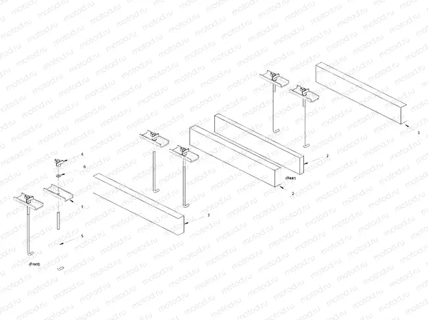 ELECTRICAL | ELECTRICAL, BATTERY HOLD DOWN 8 VOLT - e6 (49GEMELECTRICAL11BATTERYHOLD8E6)