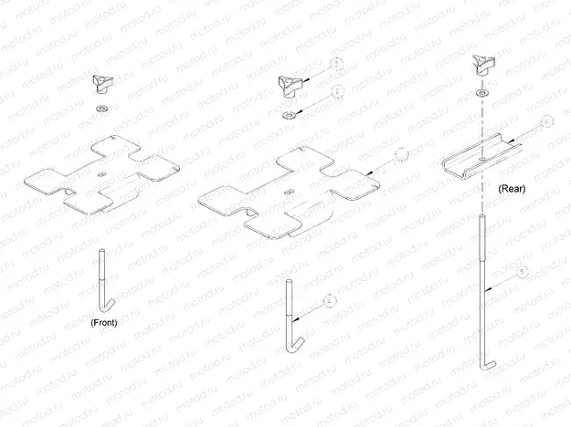 ELECTRICAL | ELECTRICAL, BATTERY HOLD DOWN - e2/e4/eS (49GEMELECTRICAL11BATTERYHOLD)