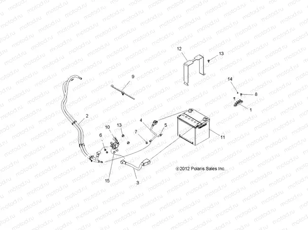ELECTRICAL | ELECTRICAL, BATTERY, NON EPS - R13UH88/UH9E ALL OPTIONS (49RGRBATTERY13900XPNON)