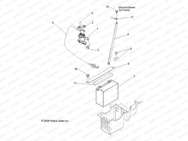 ELECTRICAL | ELECTRICAL, BATTERY - R10VH76 ALL OPTIONS/VY76AZ (49RGRBATTERY09RZR)