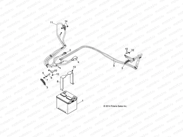 ELECTRICAL | ELECTRICAL, BATTERY - R151DPD1AA/2D (49BRUTUSBATTERY15)
