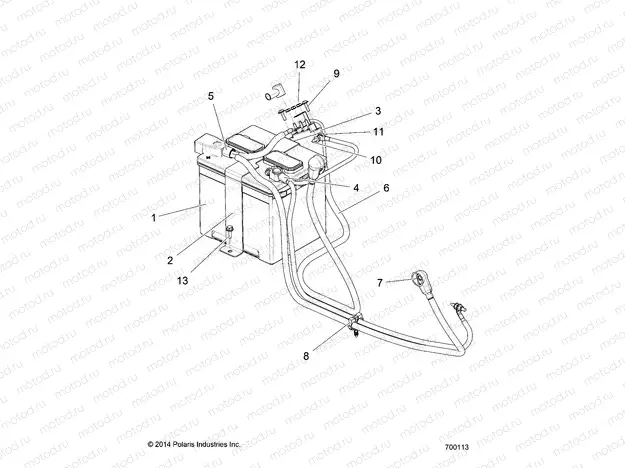 ELECTRICAL | ELECTRICAL, BATTERY - R15RTAD1FA (700113)