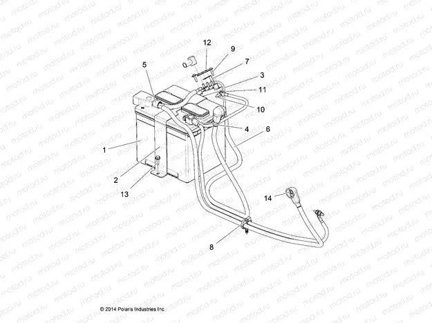 ELECTRICAL | ELECTRICAL, BATTERY - R16RVAD1A1 (49RGRBATTERY151KDSL)