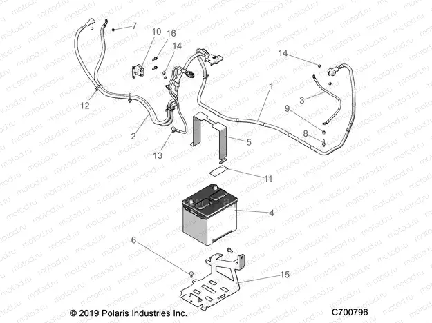 ELECTRICAL | ELECTRICAL, BATTERY - R209RSU99A/B (C700796)