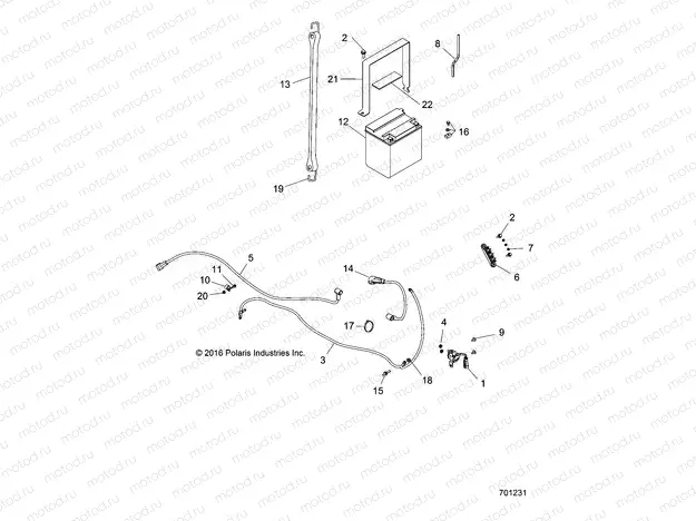 ELECTRICAL | ELECTRICAL, BATTERY - R20M4A57B1/B9/EBH (701231)