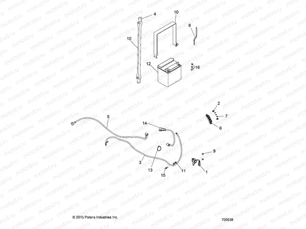 ELECTRICAL | ELECTRICAL, BATTERY - R20MAA57K1 (700538)