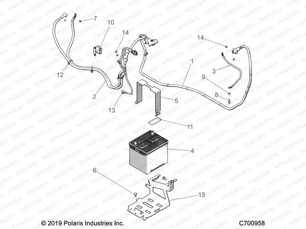 ELECTRICAL | ELECTRICAL, BATTERY - R20RRF99AV/BV (C700958)
