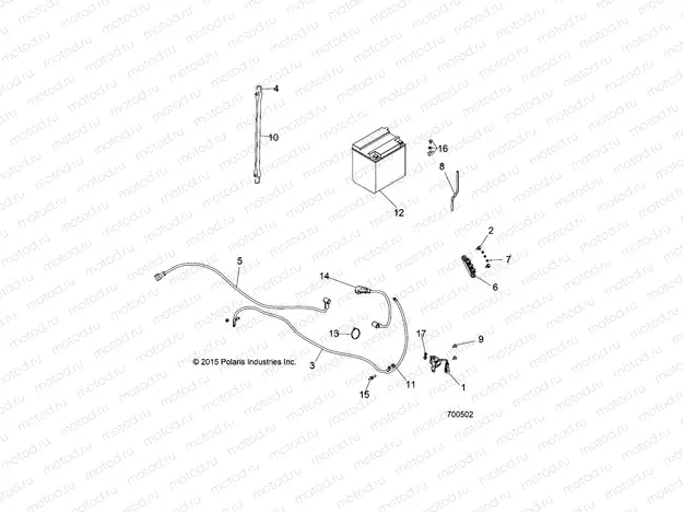 ELECTRICAL | ELECTRICAL, BATTERY - R21RM250A1 (700502)