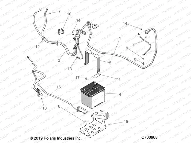 ELECTRICAL | ELECTRICAL, BATTERY - R22RSX99A9 (C700968)