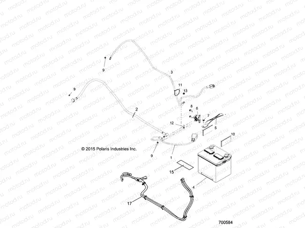 ELECTRICAL | ELECTRICAL, BATTERY - Z16VDE99FM/NM (700584)