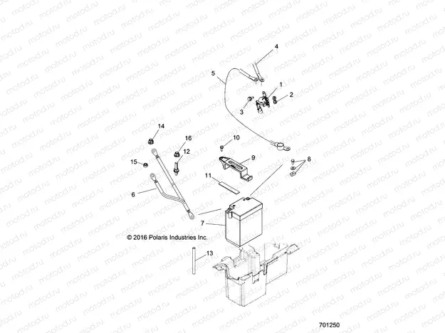 ELECTRICAL | ELECTRICAL, BATTERY - Z18VHA57B2 (701250)