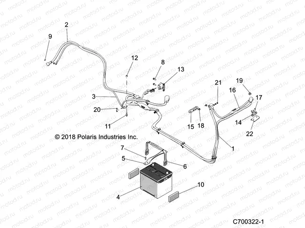 ELECTRICAL | ELECTRICAL, BATTERY - Z19VPE92AM/BM (C700322-1)