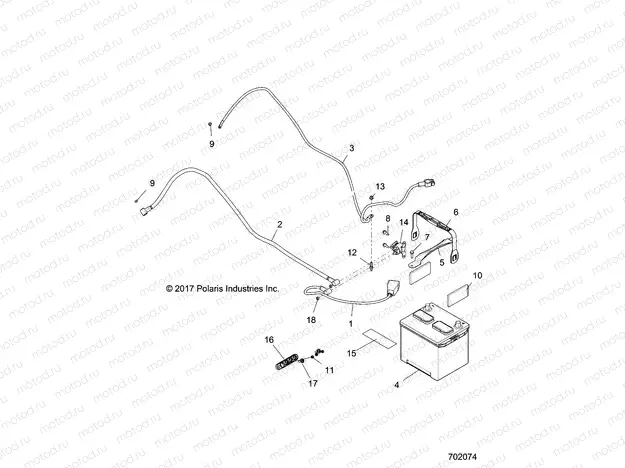 ELECTRICAL | ELECTRICAL, BATTERY - Z20A4E99AH/LH (702074)