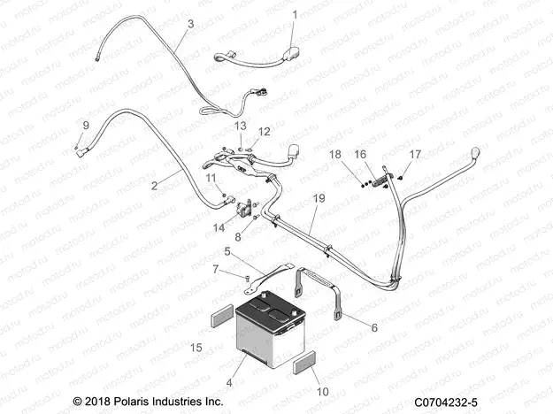 ELECTRICAL | ELECTRICAL, BATTERY - Z20A5K87BG (C0704232-5)