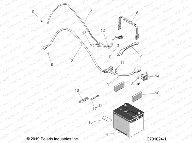 ELECTRICAL | ELECTRICAL, BATTERY - Z20ASA87B2/E87BH/BW/LW (C701024-1)