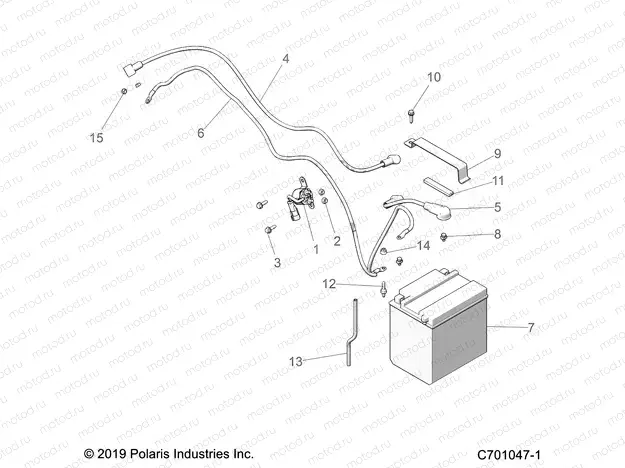 ELECTRICAL | ELECTRICAL, BATTERY - Z20CHA57A2/E57AM (C701047-1)