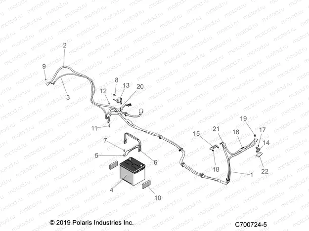 ELECTRICAL | ELECTRICAL, BATTERY - Z20P4E92AC/BC (C700724-5)