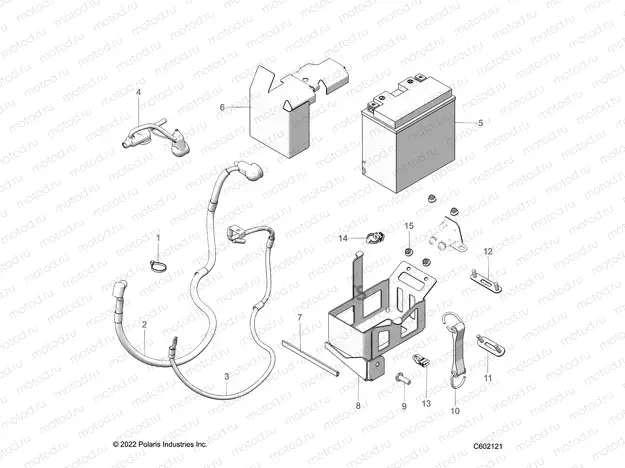 ELECTRICAL | ELECTRICAL, BATTERY/BOX and CABLES - S23TLS6RSL/6REL E.S. OPTION (C602121)