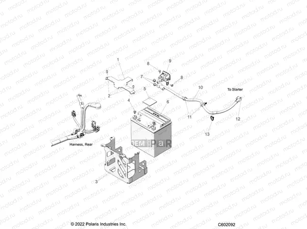 ELECTRICAL | ELECTRICAL, BATTERY/BOX - S23TLT9FEL (C602092)