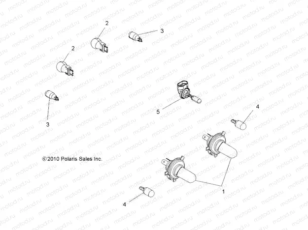 ELECTRICAL | ELECTRICAL, BULBS - A22SWE57F1/S57C1/C2/C5 (49ATVBULBS11SP500TR)