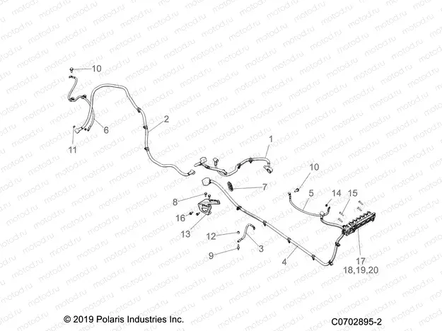 ELECTRICAL | ELECTRICAL, CABLES - Z21R4F92AH/BH (C0702895-2)