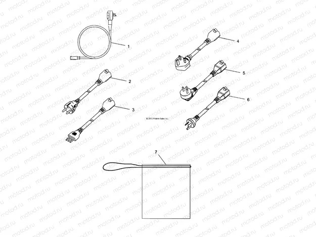 ELECTRICAL | ELECTRICAL, CHARGE CORDS - L13G2/4/6 ALL OPTIONS (49GEMOPTIONS13CORD)