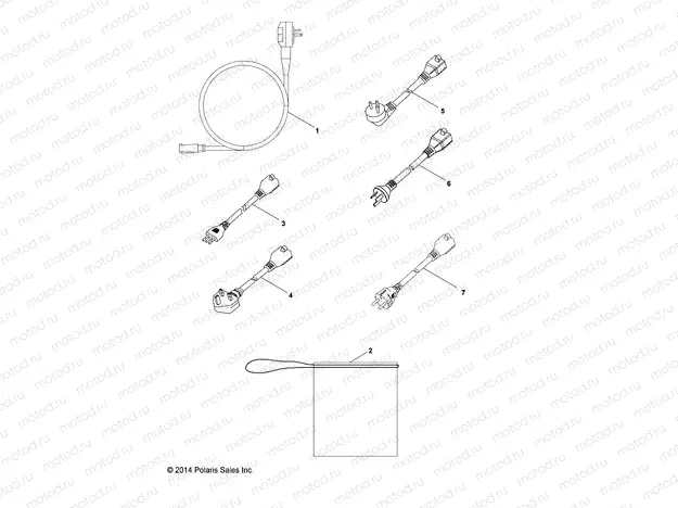 ELECTRICAL | ELECTRICAL, CHARGE CORDS - L15G2/4/6 ALL OPTIONS (49GEMOPTIONS14CORD)