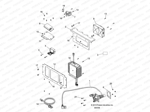 ELECTRICAL | ELECTRICAL, CHARGER AND VEHICLE CONTROL - L20U2NAFLA (300258)