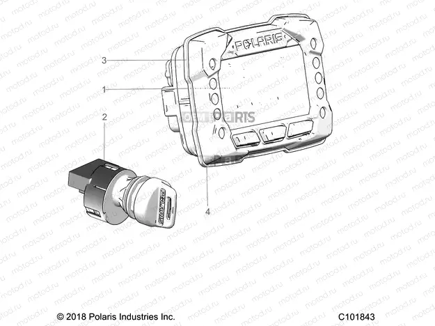 ELECTRICAL | ELECTRICAL, DASH CONTROLS - A22HZB15A1/A2/B1/B2 (C101843)