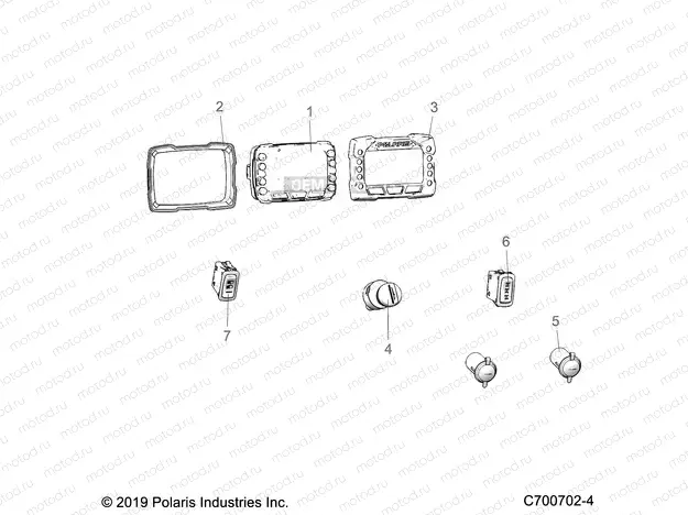 ELECTRICAL | ELECTRICAL, DASH CONTROLS - R20T6A99A1/E99A9/AM (C700702-4)