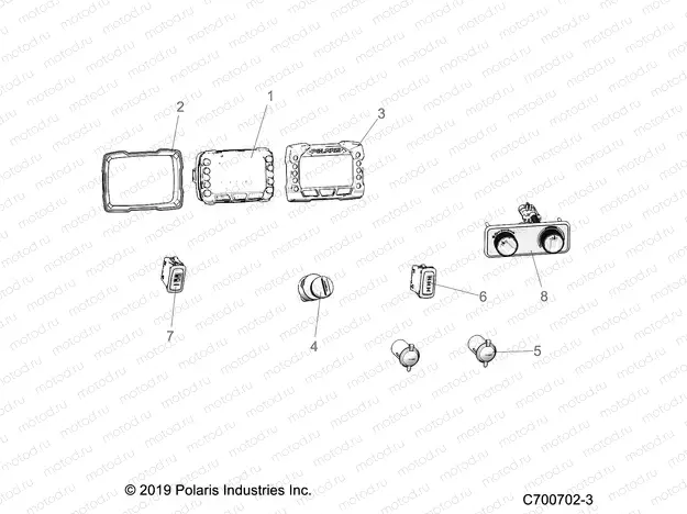 ELECTRICAL | ELECTRICAL, DASH CONTROLS - R20T6U99AM/AS/BM/BS (C700702-3)