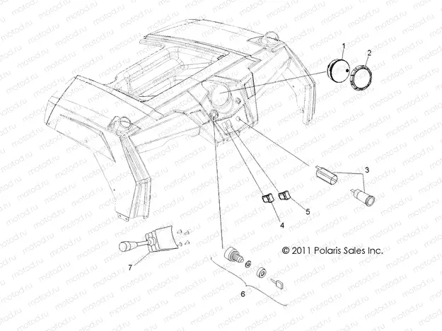 ELECTRICAL | ELECTRICAL, DASH INSTRUMENTS and CONTROLS - R11XY76FX (49ATVDASH11RZRS4I)