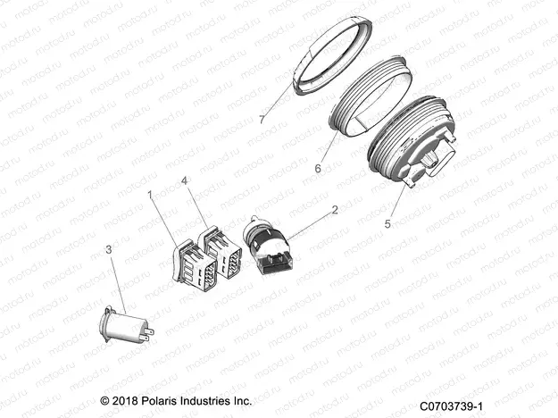 ELECTRICAL | ELECTRICAL, DASH INSTRUMENTS and CONTROLS - R20MAA57K1 (C0703739-1)