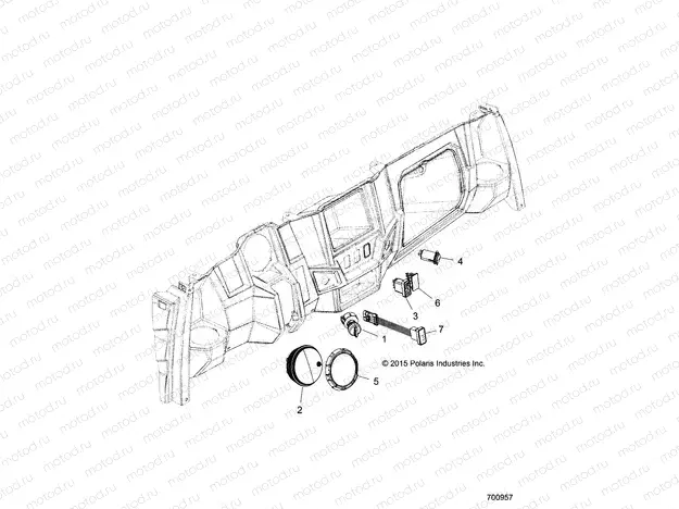 ELECTRICAL | ELECTRICAL, DASH INSTRUMENTS and CONTROLS - R23MAE57DX (700957)