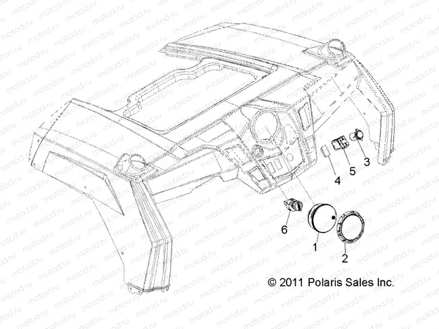 ELECTRICAL | ELECTRICAL, DASH INSTRUMENTS and CONTROLS - Z18VHA57B2 (49RGRDASH12RZR570)