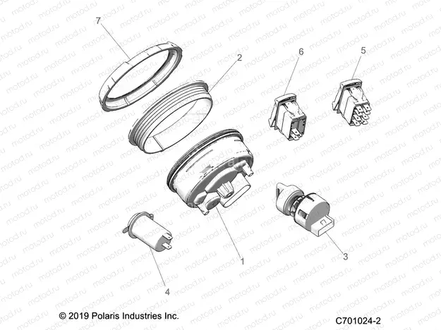 ELECTRICAL | ELECTRICAL, DASH INSTRUMENTS AND CONTROLS - Z20A4E99AH/BH/LH (C701024-2)