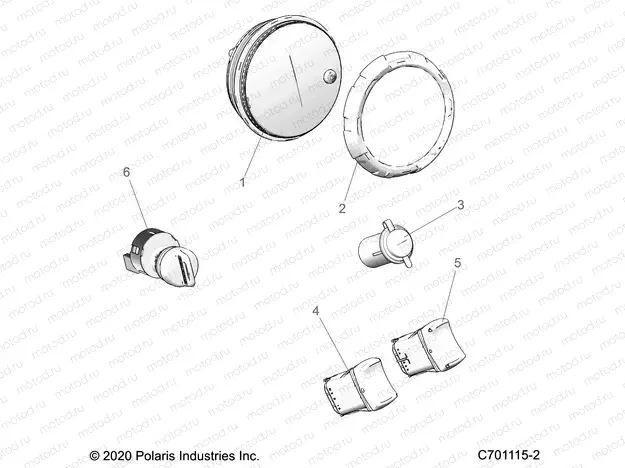 ELECTRICAL | ELECTRICAL, DASH INSTRUMENTS and CONTROLS - Z20CHA57K2 (C701115-2)