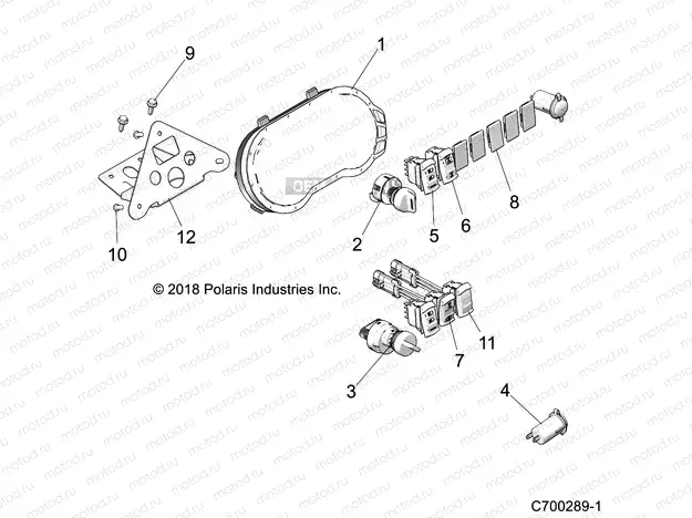 ELECTRICAL | ELECTRICAL, DASH INSTRUMENTS AND CONTROLS - Z20N4E99AC/AL/AN/BC/BL/BN/M99AL (C700289-1)