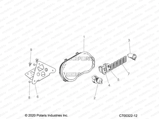 ELECTRICAL | ELECTRICAL, DASH INSTRUMENTS AND CONTROLS - Z20N4E99NC (C700322-12)