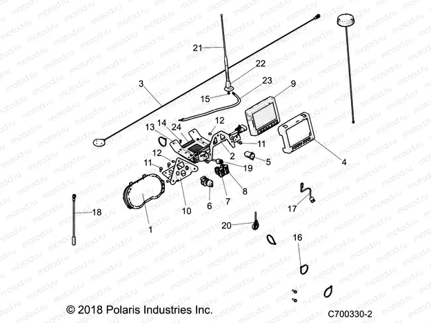 ELECTRICAL | ELECTRICAL, DASH INSTRUMENTS AND CONTROLS - Z20N4K99AF/AK/BF/BK (C700330-2)