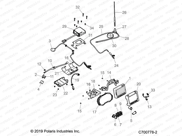 ELECTRICAL | ELECTRICAL, DASH INSTRUMENTS AND CONTROLS - Z20P4L92AG/AP/BG/BP/LG (C700778-2)