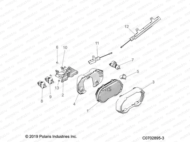 ELECTRICAL | ELECTRICAL, DASH INSTRUMENTS AND CONTROLS - Z20RA_92AC/BC/AK/BK/AR/BR/AE/BE/AH/BH/AT/BT (C0702895-3)
