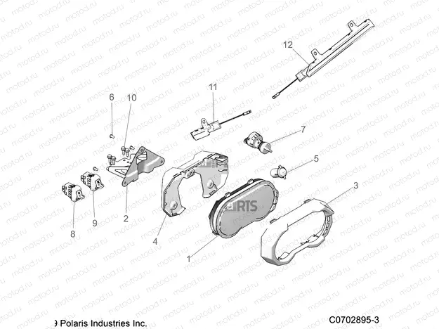 ELECTRICAL | ELECTRICAL, DASH INSTRUMENTS AND CONTROLS - Z20RAB92AC/BC/AR/BR/D92AC/BC/AR/BR (C0702895-3)