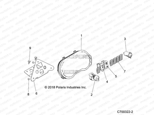 ELECTRICAL | ELECTRICAL, DASH INSTRUMENTS AND CONTROLS - Z21NAM99AG (C700322-2)