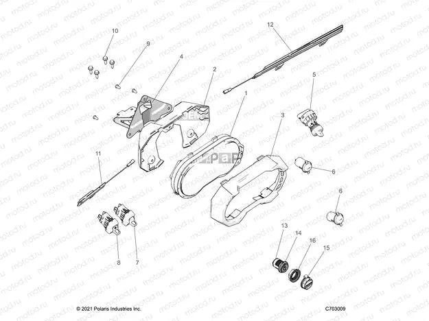 ELECTRICAL | ELECTRICAL, DASH INSTRUMENTS AND CONTROLS - Z22M4U92AP/BP (C703009)