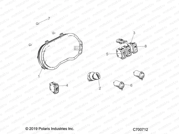 ELECTRICAL | ELECTRICAL, DASH INSTRUMENTS - R20RRB99/A/B (C700712)