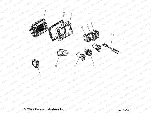ELECTRICAL | ELECTRICAL, DASH INSTRUMENTS - R22RRED4JA (C730239)
