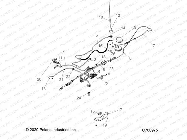 ELECTRICAL | ELECTRICAL, DASH INSTRUMENTS, RIDE CAMMAND - R21RSZ99A9/AC/AP/AW/B9/BC/BP/BW (C700975)